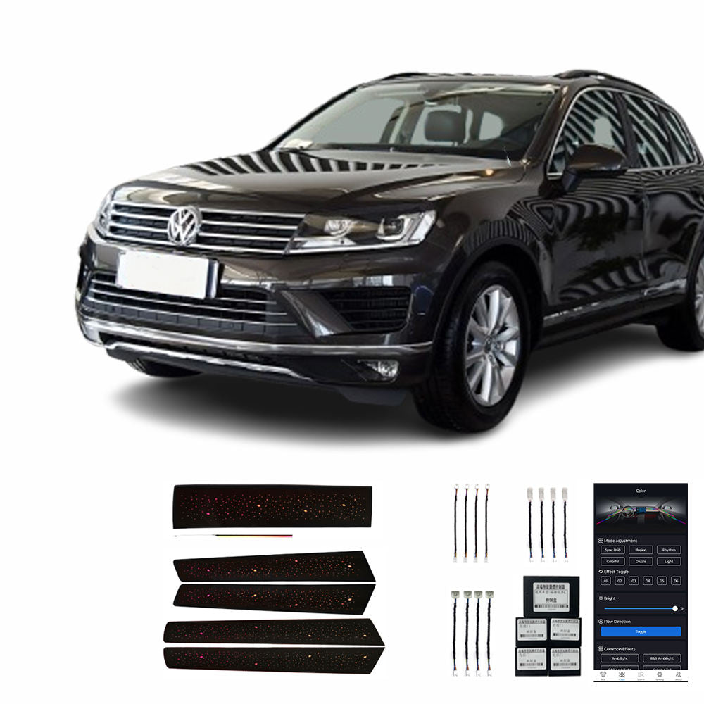 Volkswagen 11-18 Touareg Modèle Original Low Star 18 Lampes Vente Usine Éclairage Ambiant Intérieur Voiture