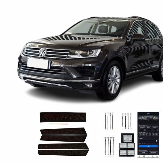 فولكس فاجن طوارق موديل 11-18، موديل أصلي، مصابيح منخفضة النجمة، 18 مصباحًا، بيع المصنع، إضاءة محيطية داخلية للسيارة