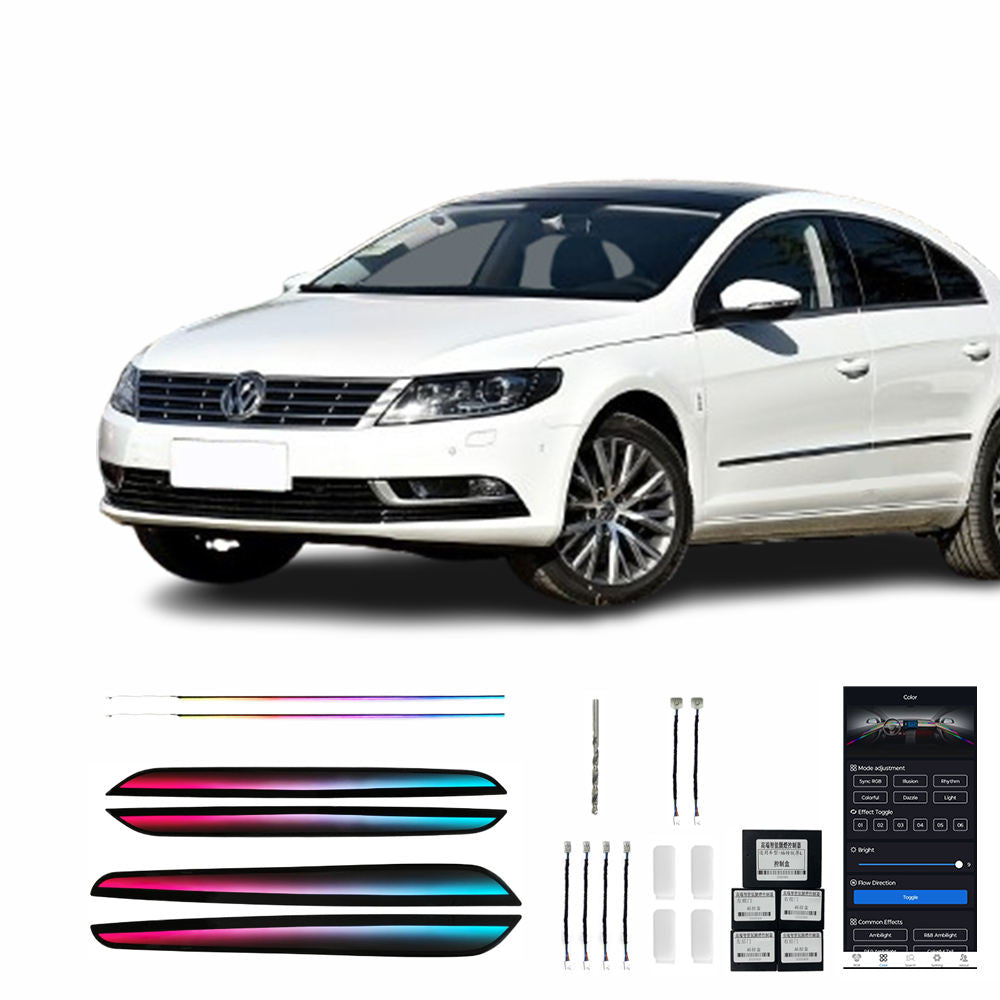 Volkswagen 13-18 CC Lumière Dynamique 16 Lumières Haute Qualité Vente Usine Modification Voiture Lumière Ambiante Intérieur Voiture