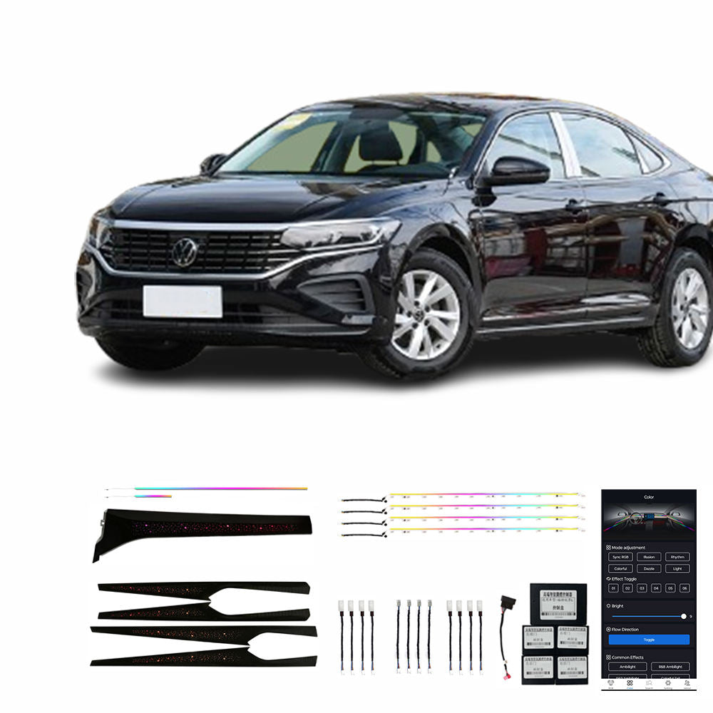 Volkswagen 19 24 Passat Version Star 23 Lumières Haute Qualité Vente Usine Éclairage Ambiant Intérieur Voiture
