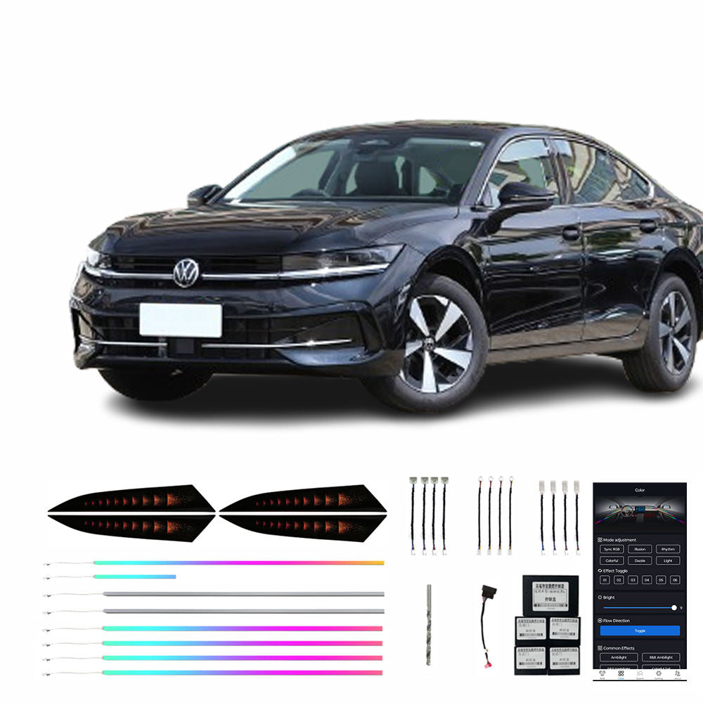 Volkswagen 24 Magten Star Chain 24 Lampes Lumière Ambiante Intérieure De Voiture Haute Qualité Vente Usine Modification