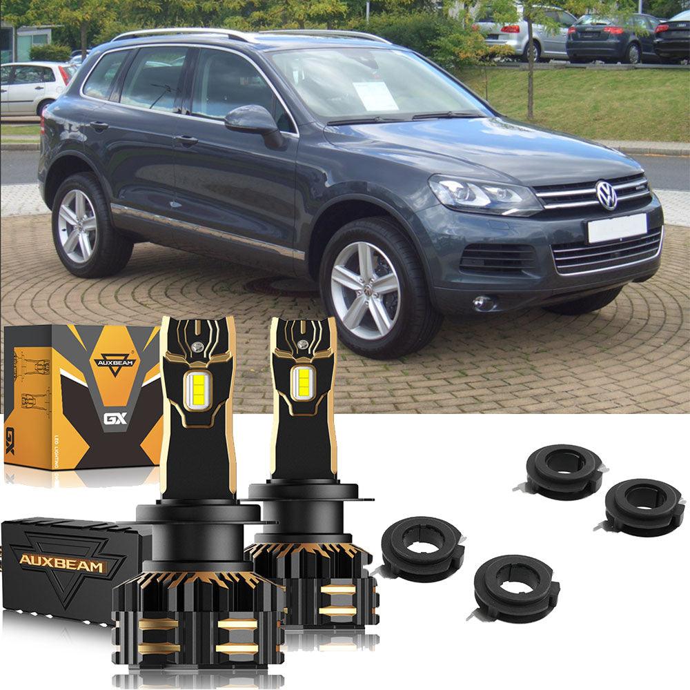 For 2010-2014 Volkswagen Touareg 2 (7P5, 7P6) H7 LED Headlight Bulbs - Auxbeam  – éclairage LED auto