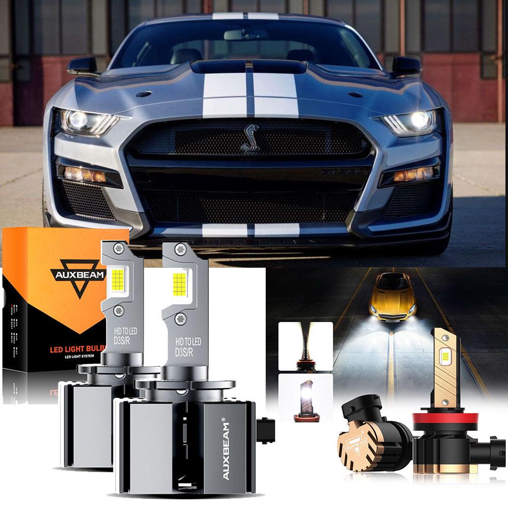 For 2013-2017 Ford Mustang D3S LED Headlight Bulbs - Auxbeam  – éclairage LED auto