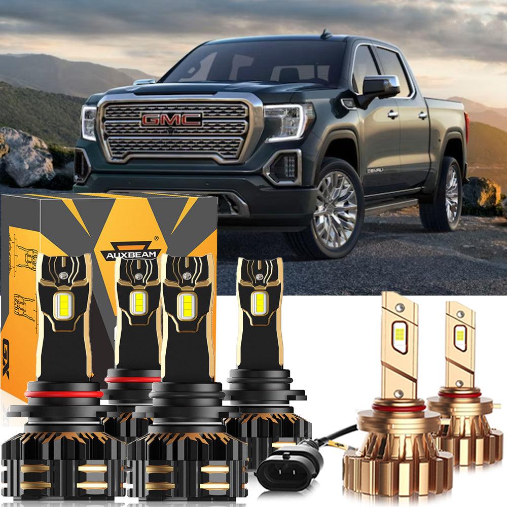 For 2003-2006 GMC Sierra 1500 9005 9006 LED Headlight Bulbs Bundle - Auxbeam  – éclairage LED auto