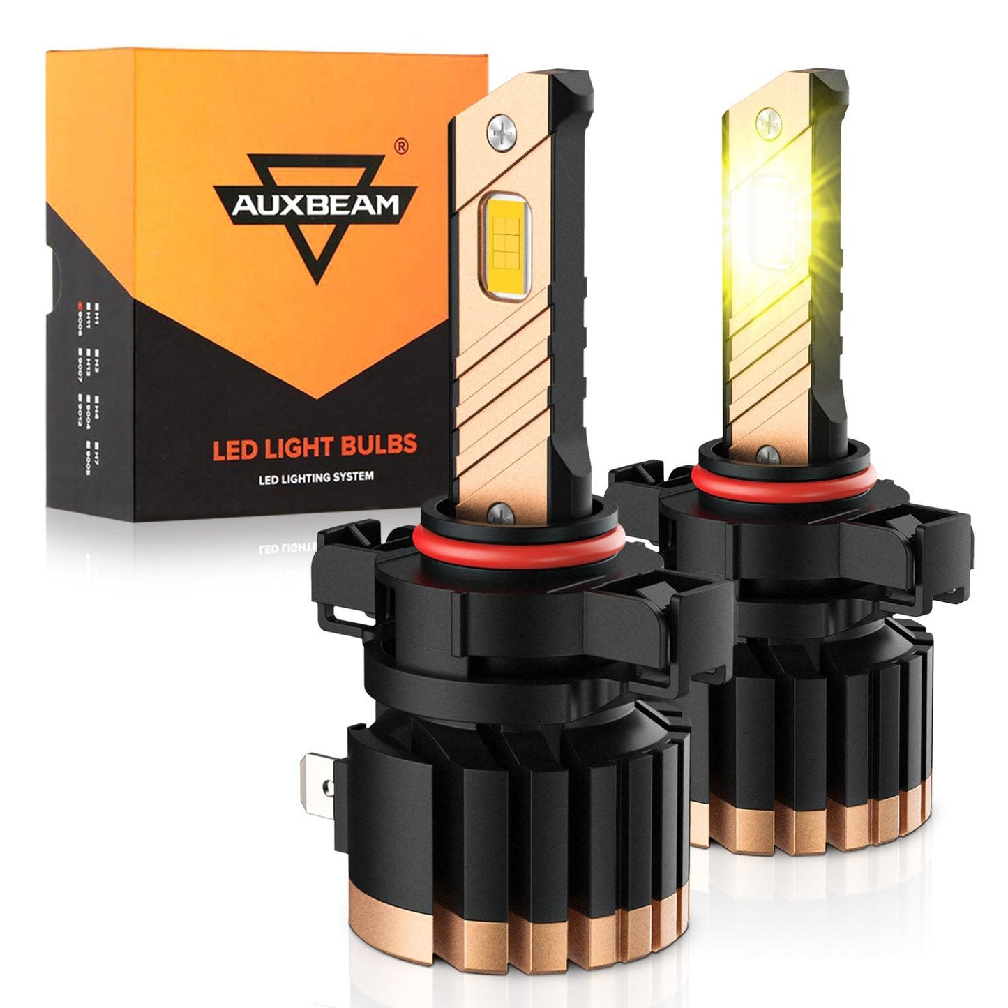 For 2007-2012 Ford Mustang Shelby GT500 H13 LED Headlight Bulbs - Auxbeam  – éclairage LED auto