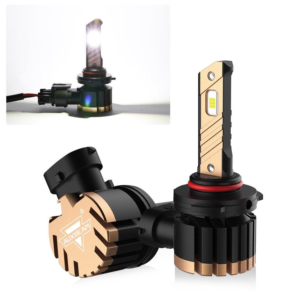 For 2003-2006 Chevy Silverado 2500 HD 9005+9006 F-16 Plus Series Automotive Grade 28000LM Built-in Canbus LED Light Bulbs High Low Beam Bundle