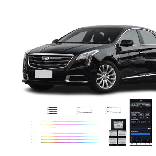 Vente Directe Usine XTS Lumière Ambiante Haute Qualité Intérieur Voiture ARGB LED Version Colorée 19 Lampes Pour Cadillac XTS