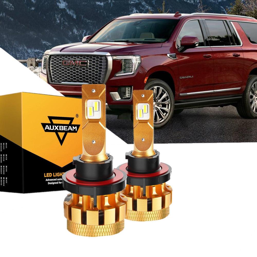 For 2007-2014 GMC Yukon F-16 Plus Series Built-in Canbus Automotive Grade 14000LM LED Light Bulbs High Low Beam Bundle - Auxbeam  – éclairage LED auto
