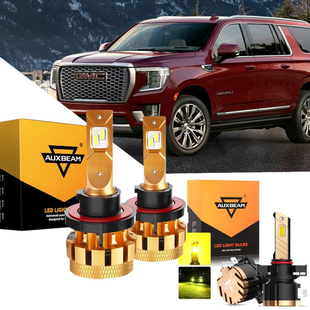 For 2007-2014 GMC Yukon F-16 Plus Series Built-in Canbus Automotive Grade 14000LM LED Light Bulbs High Low Beam Bundle - Auxbeam  – éclairage LED auto