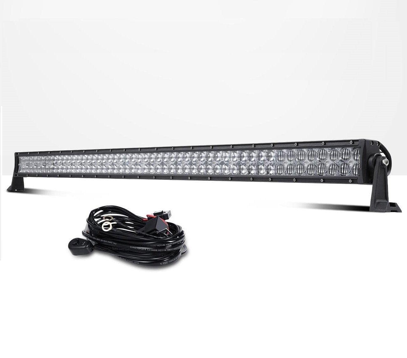 22 Inch-52 Inch 5D Series Straight/Curved Combo Beam Double Row LED Light Bar for 2015 Chevy Silverado 1500 2500 3500