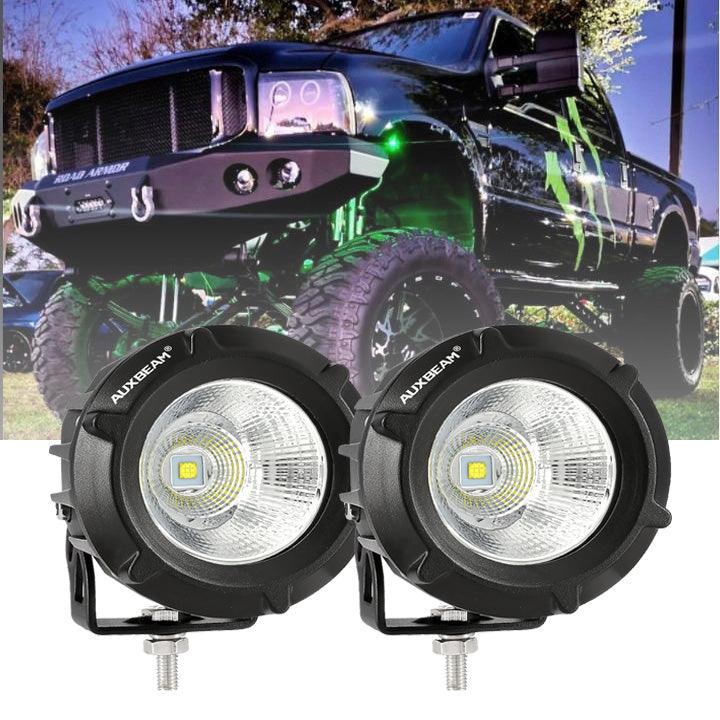 3.5 Inch 50W Round/Square LED Driving Lights Combo White/Yellow with wiring harness for 2000 FORD F250 - Auxbeam  – éclairage LED auto