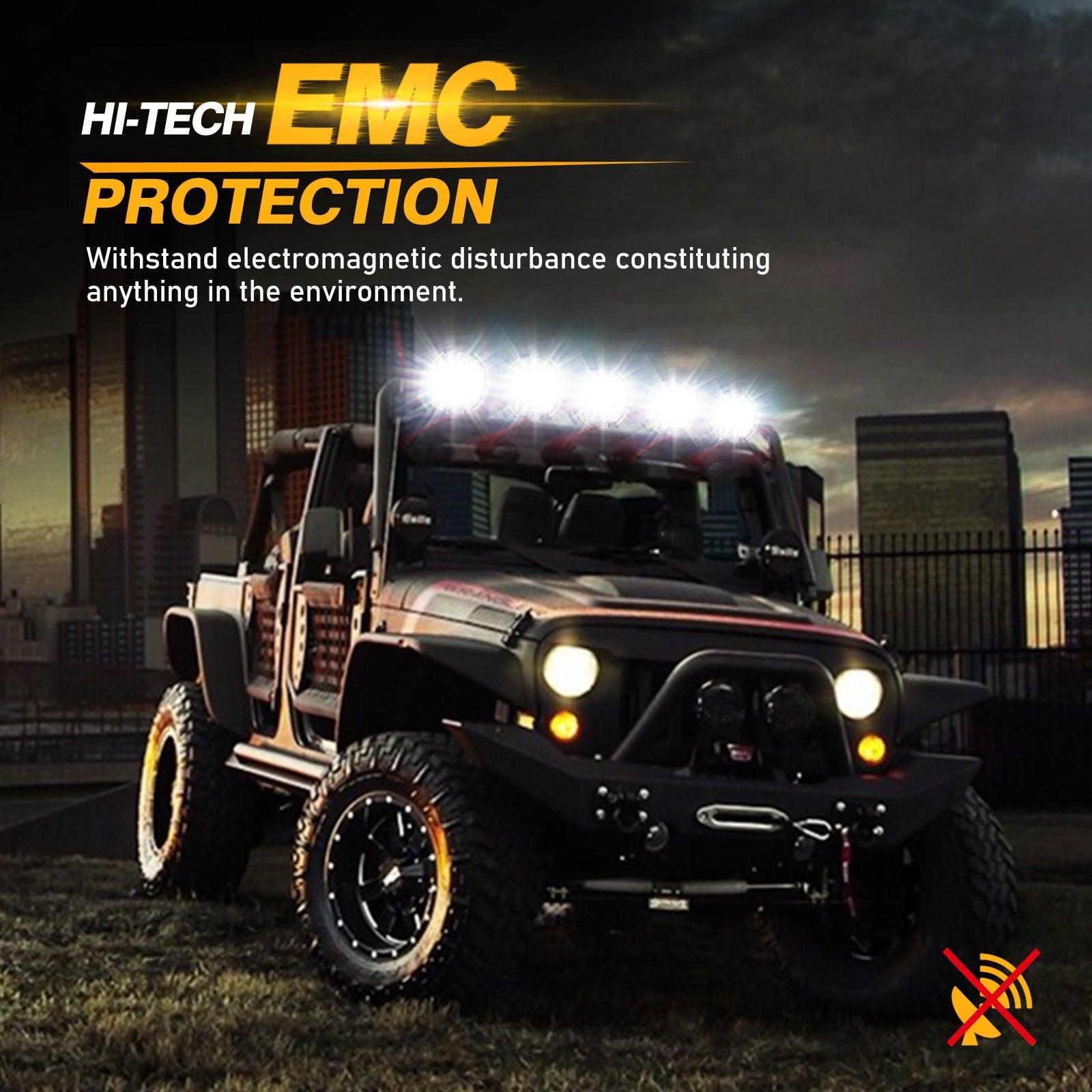 (2pcs/set) 9 INCH 270W 37776LM 360-PRO Series LED Driving Lights+Amber/Black Covers(Optional) for ATV UTV SIDE BY SIDE 4X4 - Auxbeam  – éclairage LED auto