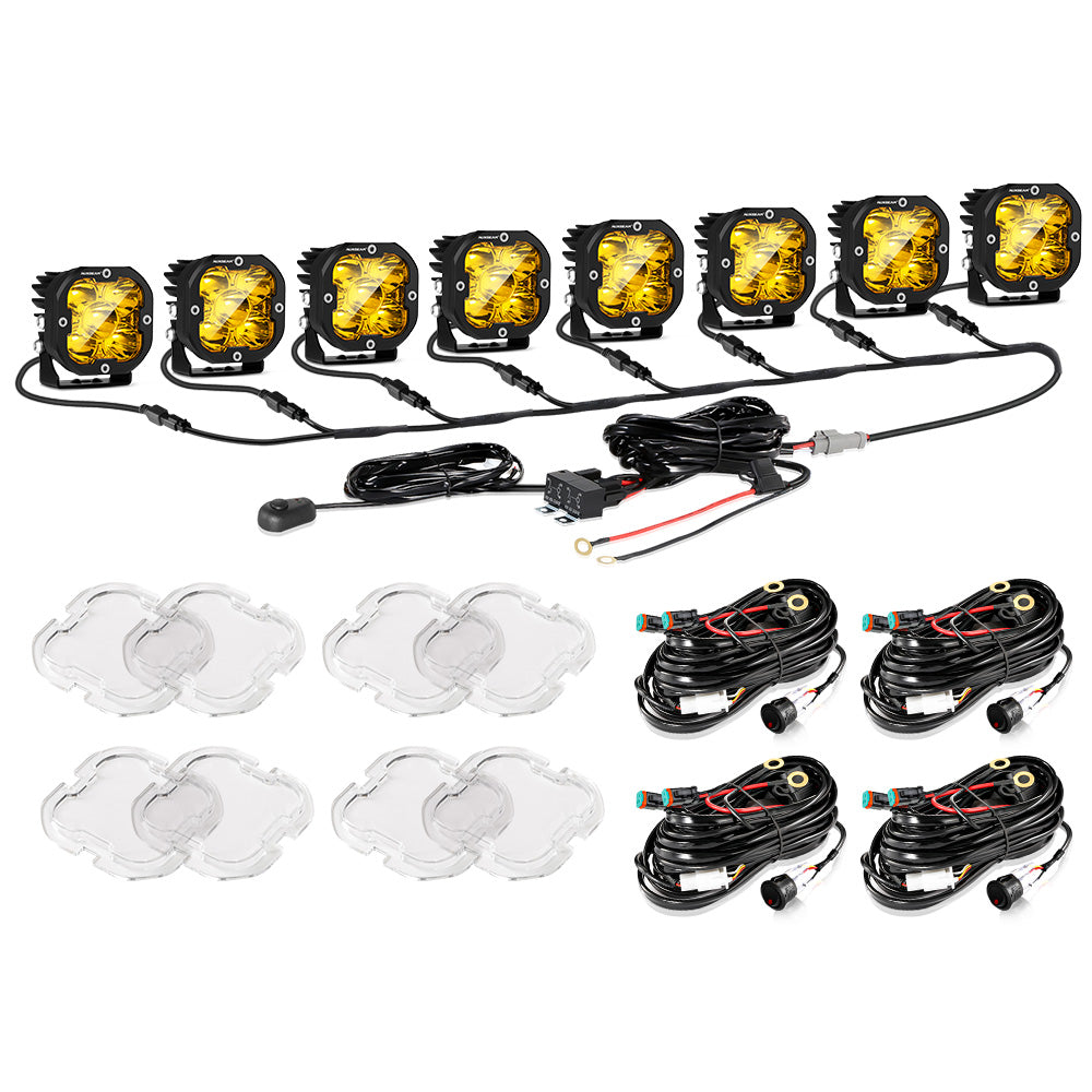 XP-ULTRA Series 3 Inch 80W 9600LM LED Pods Lights White&Amber - Auxbeam  – éclairage LED auto