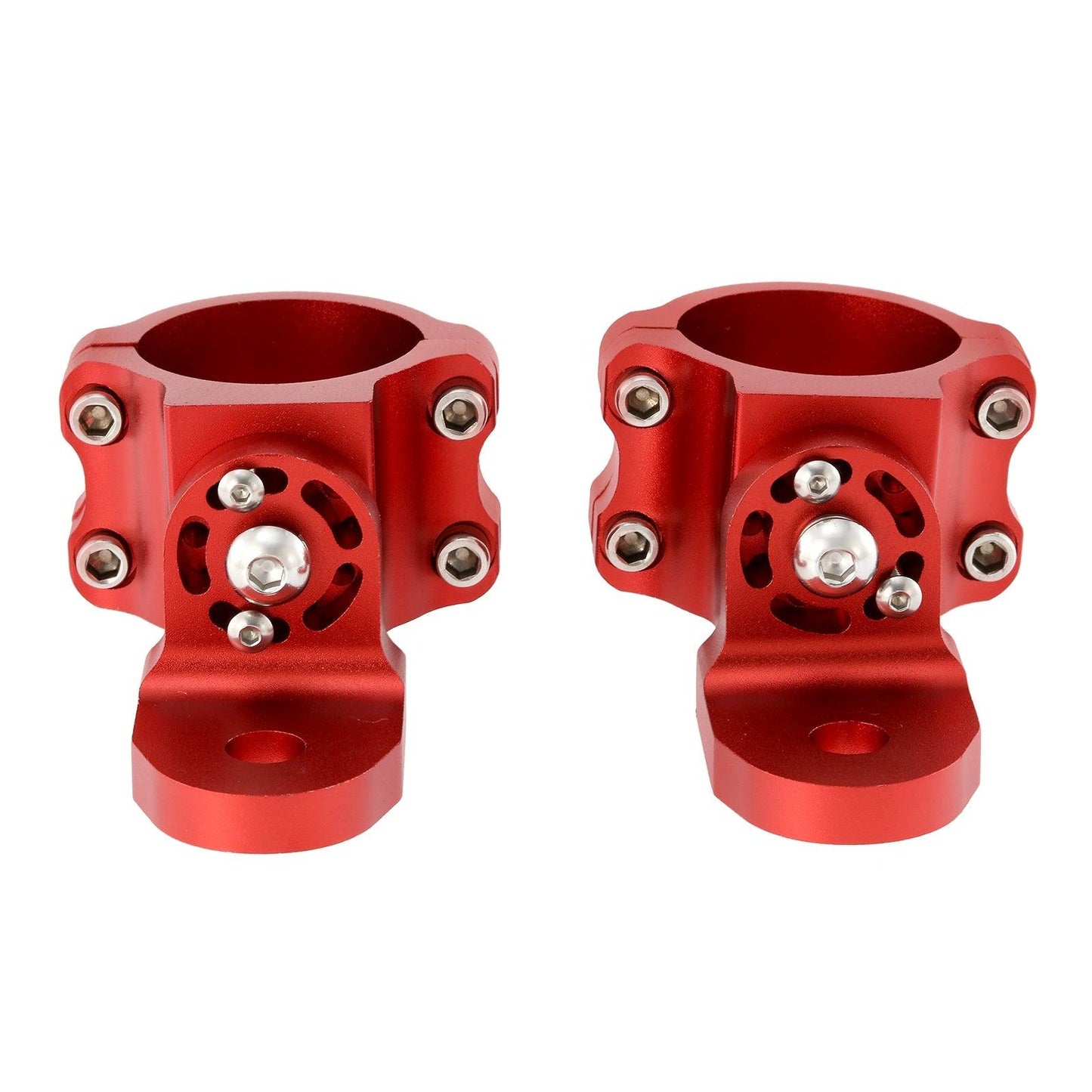 3FT/4FT LED RGB Whip Lights with Bluetooth/ Remote Controlled & Red Universal Flagpole Light Mount  for all UTVs with 1.75" to 2" Roll Cage