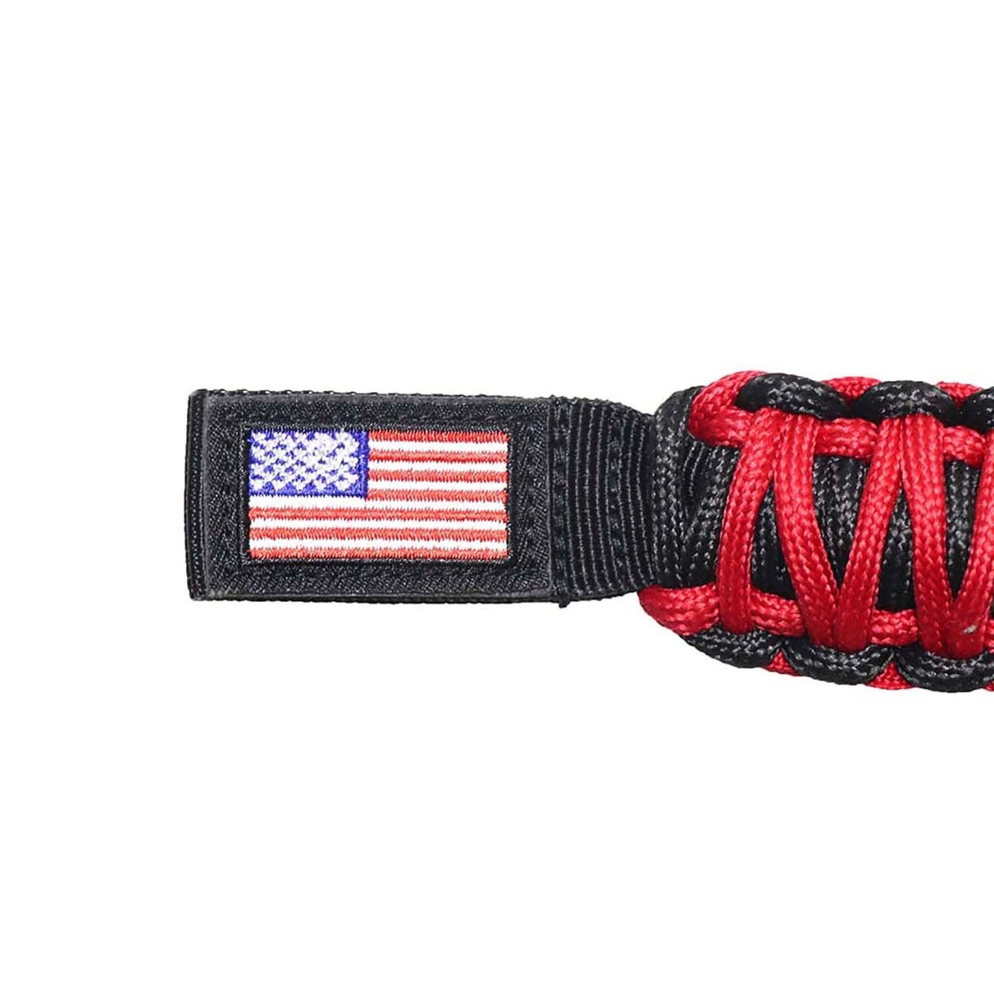 (2pcs/set) Universal Woven Embroidery American Flag Seat Backrest Handle fit for Jeep Wrangler CJ TJ JK JL