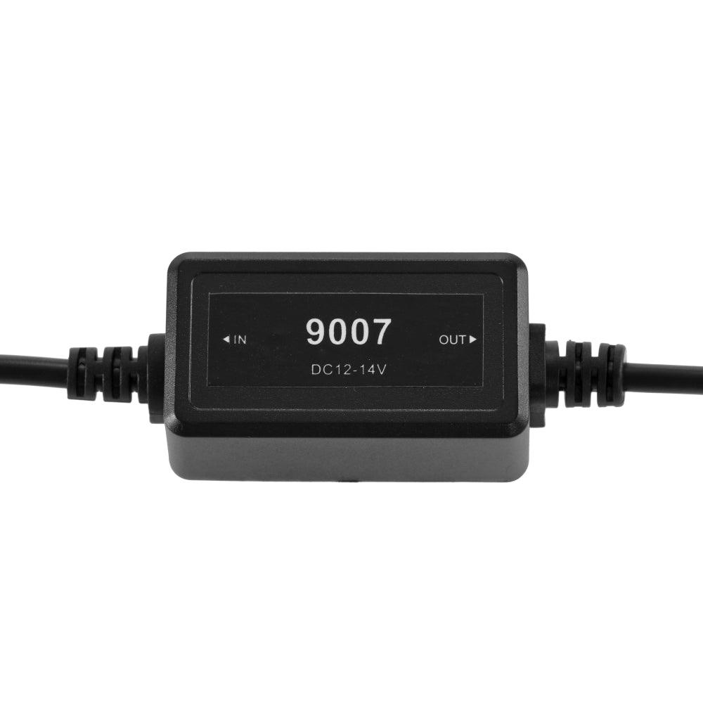 9007/HB5 C10-MODEL Enhanced LED Headlight Bulbs Canbus Decoder Anti-Flicker Hyper Flash No Warning Harness Resistor Conversion Kit 2pcs/set