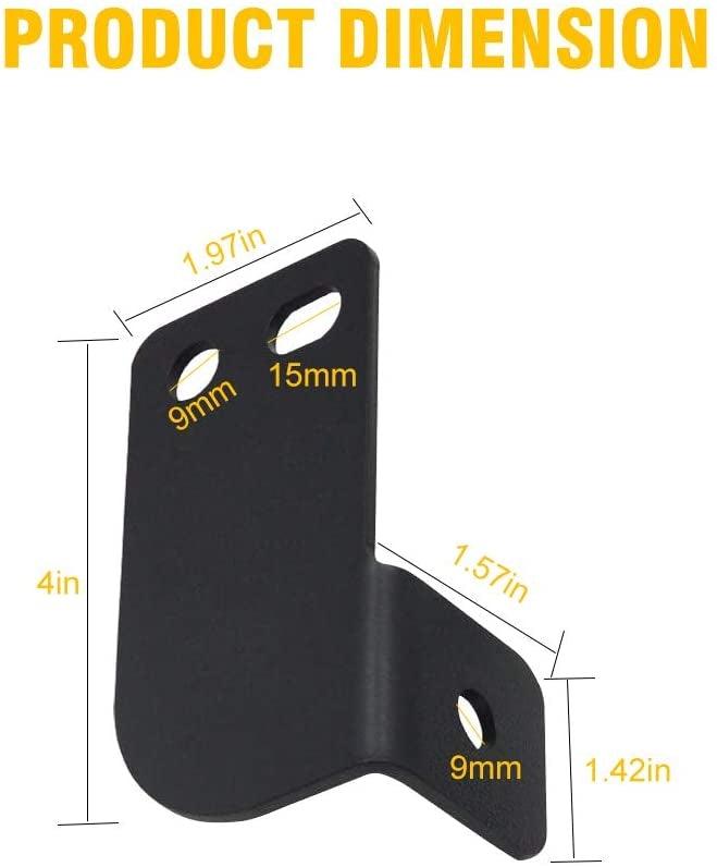 3 Inch LED Pods Light Spot/Flood Beam & Rear Roof Reversing Light LED Pod Light Brackets for 2013-2021 Polaris Ranger 570/800/900/900xp/1000/1000xp