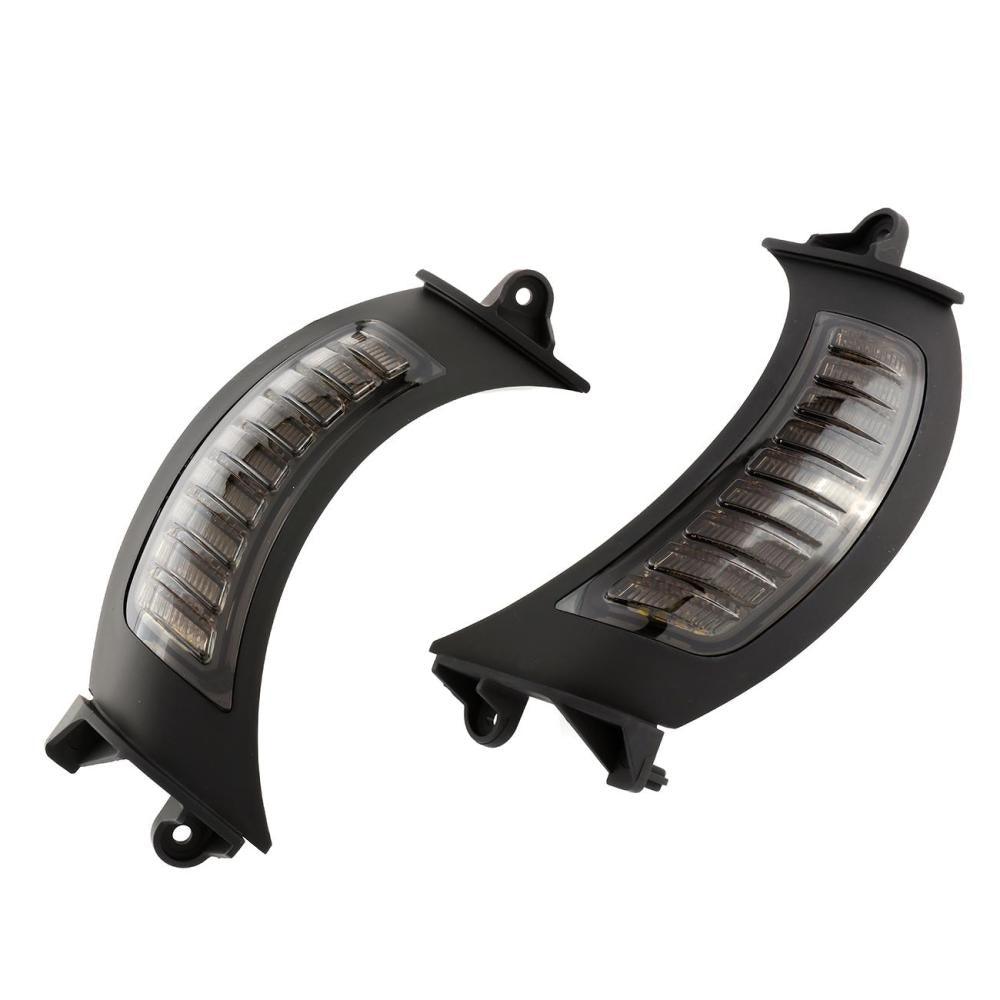 مصابيح إشارة الرياح الأمامية LED مع مصابيح نهارية لدراجات Harley Road Glide MS-SG15 موديلات 2015-2020