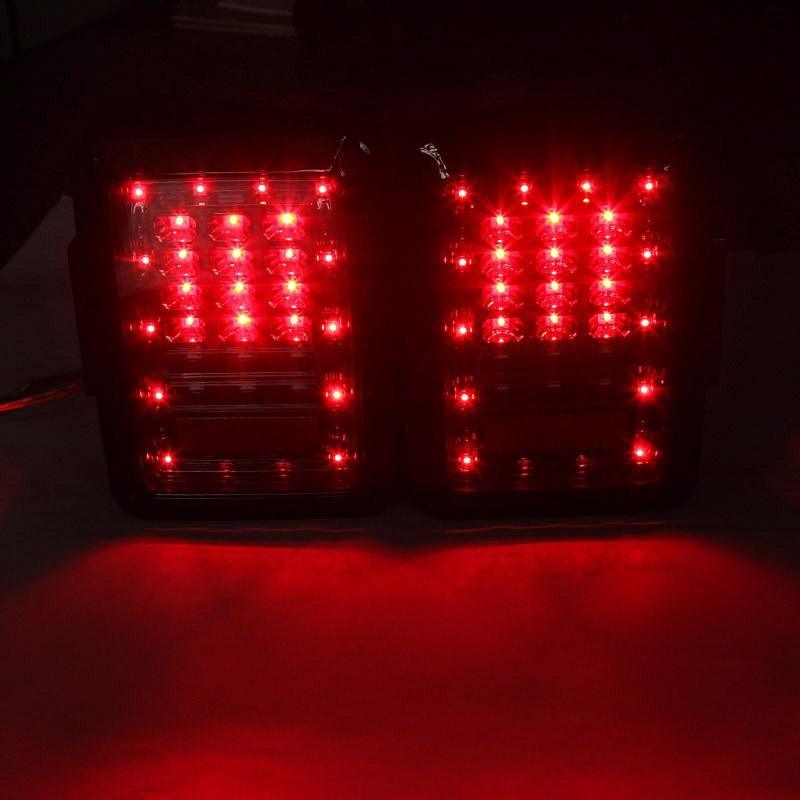 Feux Arrière LED Pour Jeep Wrangler JK 2007-2017 Version Américaine