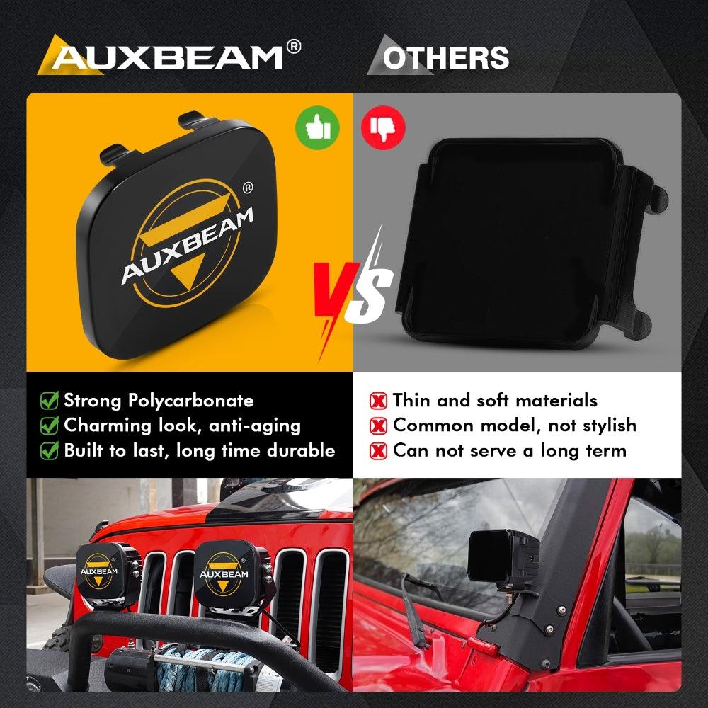 5 Inch LED Driving Light Black Cover Light Shield Cover - Auxbeam  – éclairage LED auto