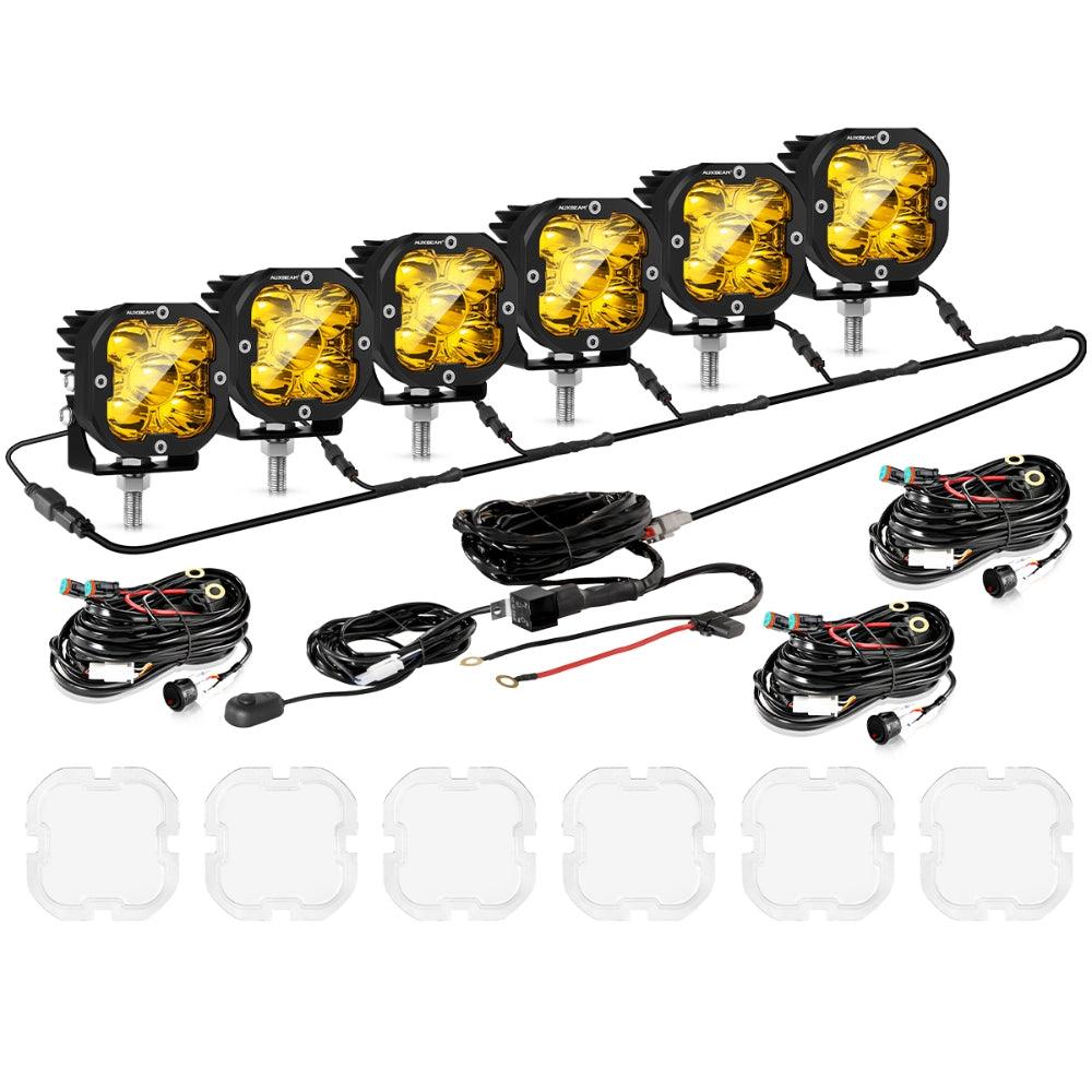 XP-ULTRA Series 3 Inch 80W 9600LM LED Pods Lights White&Amber - Auxbeam  – éclairage LED auto