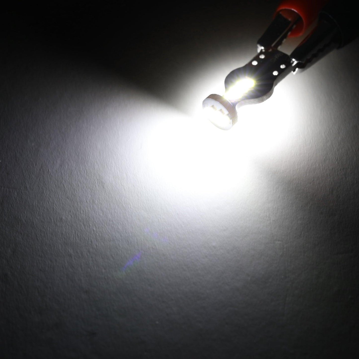 لمبات إضاءة داخلية LED T10 W5W 2825، 1.5 واط، أكثر سطوعًا بنسبة 300%، لون أبيض 6500 كلفن | 10 لمبات 