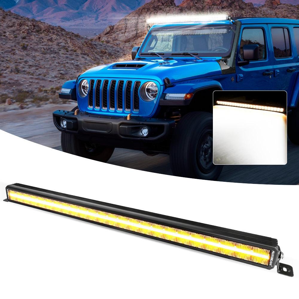 SP-DRL Series 42 Inch 278W 32640LM Dual Row Off Road LED Light Bar With Amber&White DRL