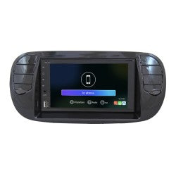 Autoradio pour Fiat 500 Pre-Restyling noir