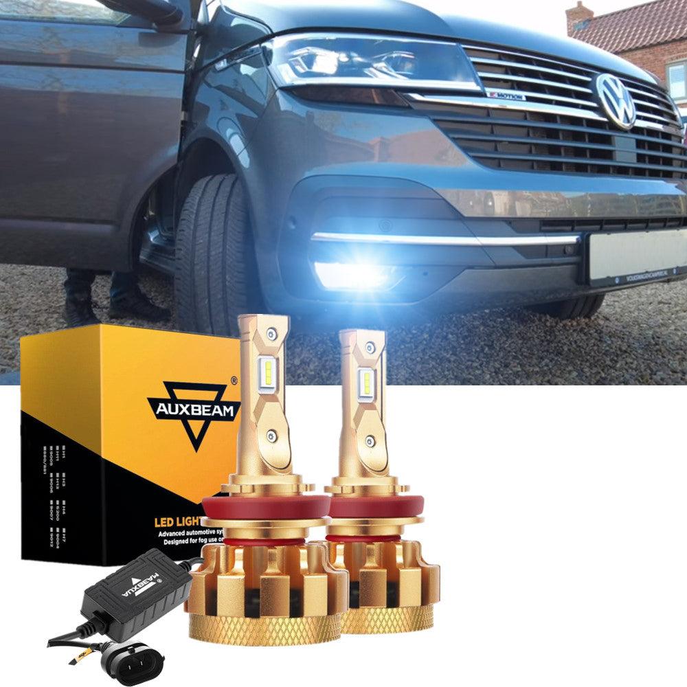 For 2015-2020 VOLKSWAGEN TRANSPORTER T6 H11 LED Fog Light Bulbs F-16 Plus Series Automotive Grade 14000LM - Auxbeam  – éclairage LED auto