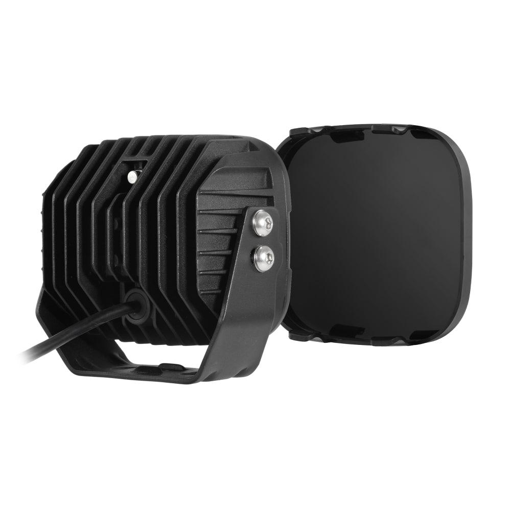 مصابيح قيادة LED بيضاء/كهرمانية مقاس 5 بوصات 110 وات لمركبات ATV UTV جنبًا إلى جنب 4X4 