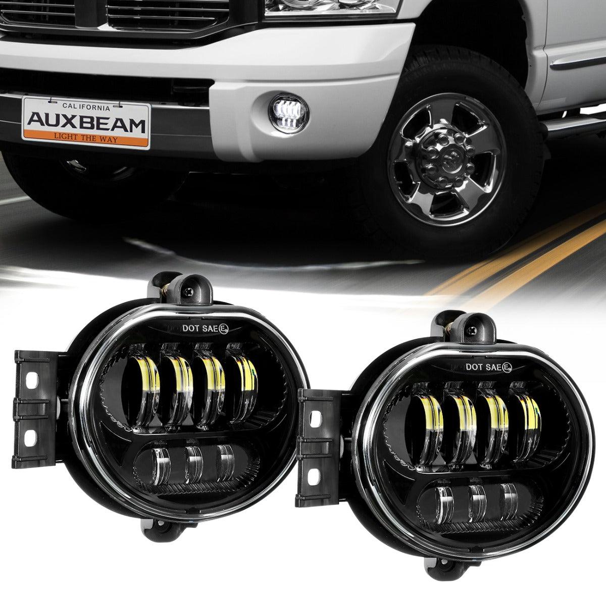 (2pcs/set) 63W Black LED Fog Light for Dodge Durango Dodge Ram 1500/2500/3500 DOT Approved