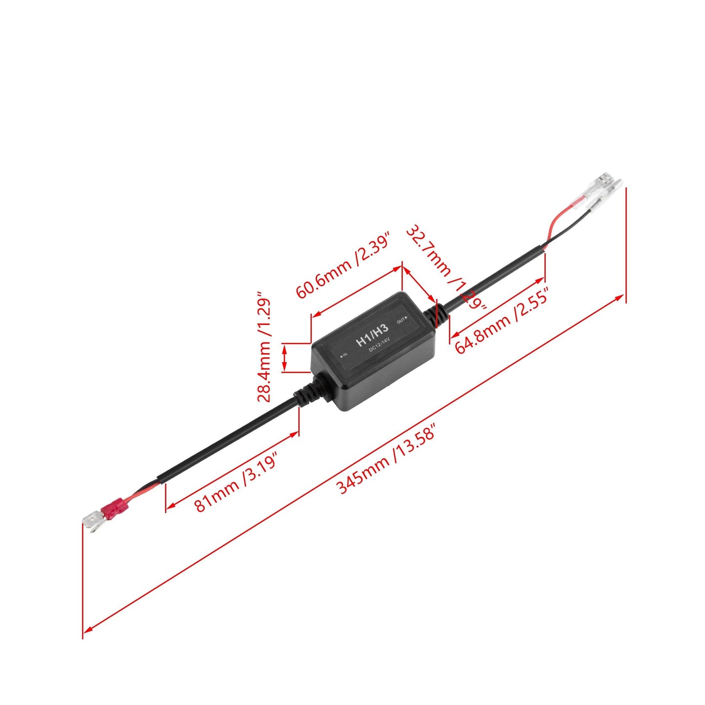 مصابيح أمامية LED مُحسّنة طراز H1/H3 C10، فك تشفير Canbus، مضاد للوميض، فلاش فائق، بدون تحذير، طقم تحويل مقاوم تسخير، قطعتان/مجموعة