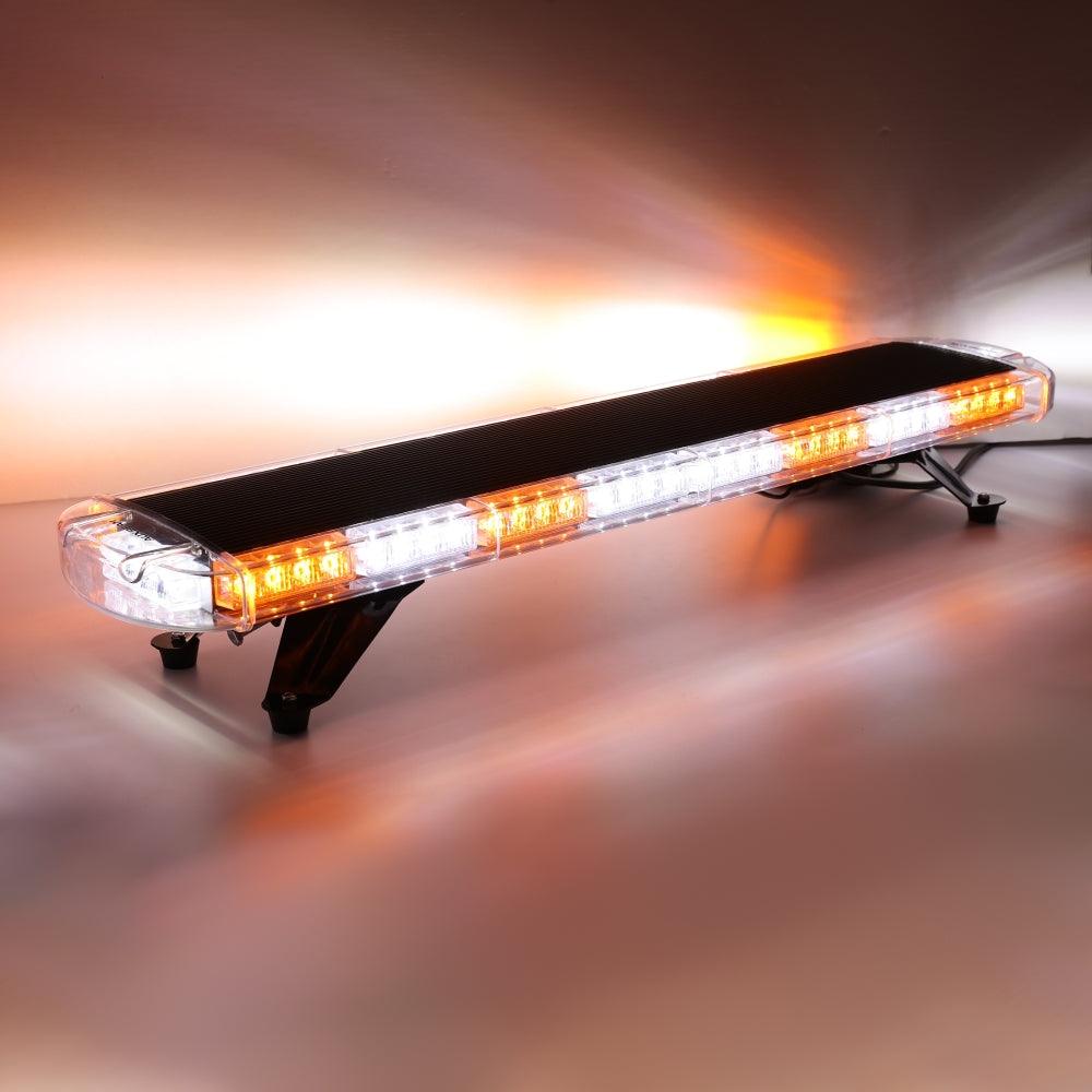 38.5 Inch Rooftop Strobe Flashing Light Bar with Mounting Brackets 20 Flashing Modes Emergency Safety Warning Caution Beacon Lights