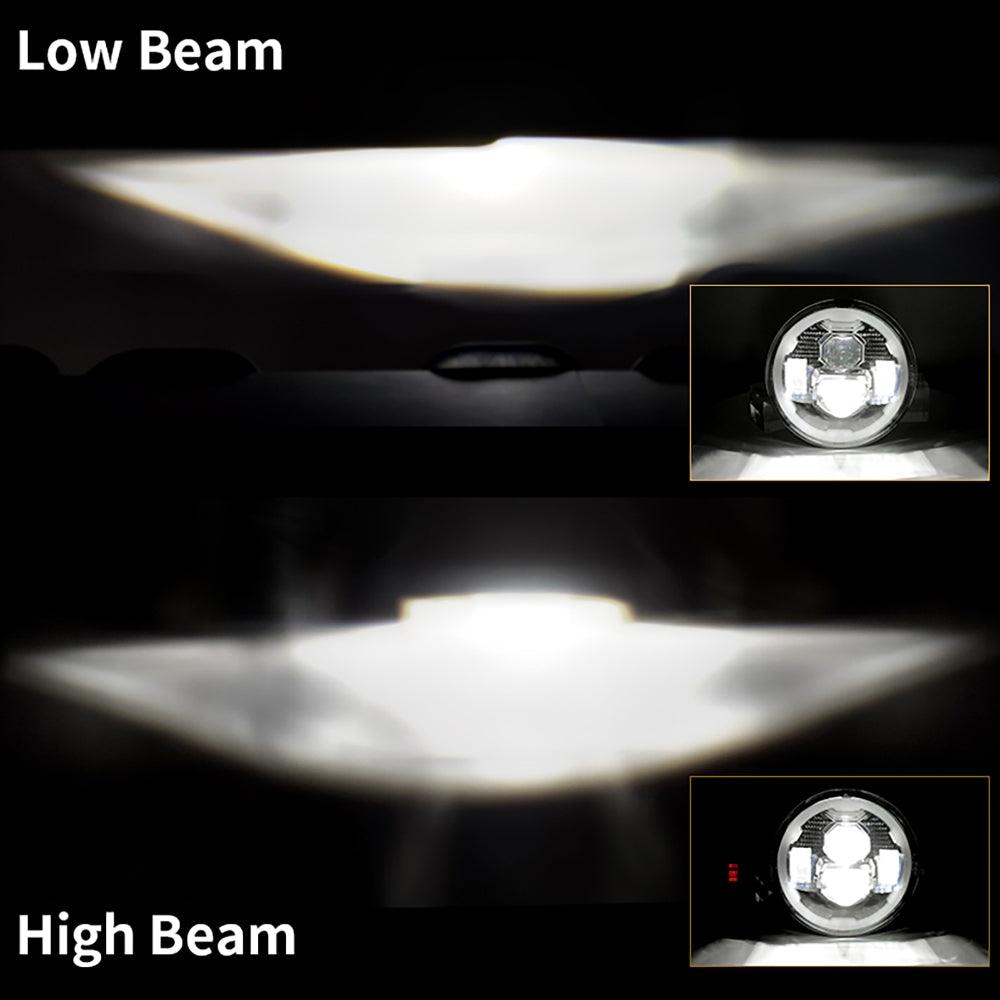 7 Inch LED Headlights with DRL&amp;Turn Signal High Low Beam For Jeep Wrangler JK TJ LJ CJ