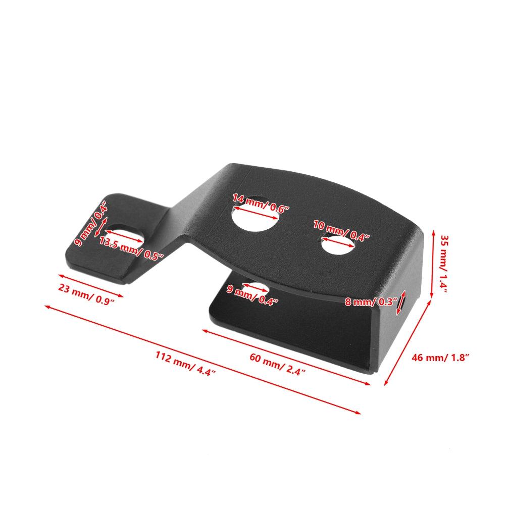 3 Inch 96W 9600LM LED Pods 6 Modes LED Driving Light with A-Pillar Mounting Bracket For Ford Bronco 2/4 Door 2021 2022