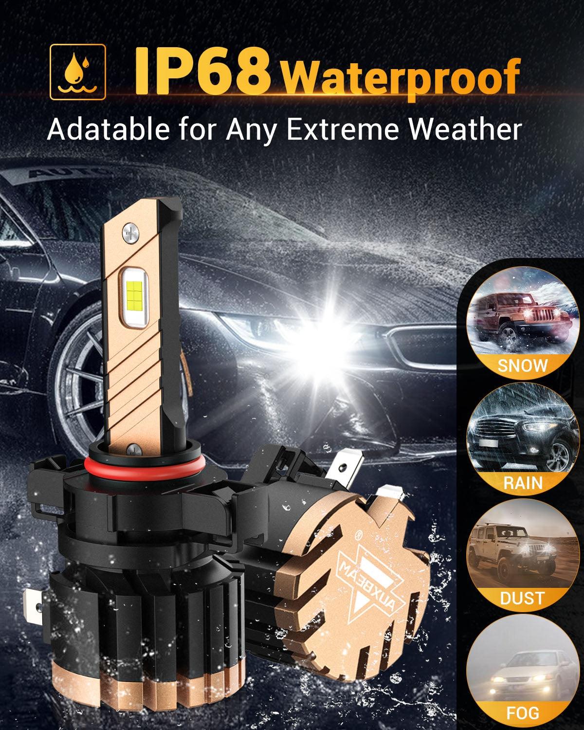 For 2008-2009 Ford Mustang Shelby GT500KR 5202 LED Fog Light/DRL Bulbs - Auxbeam  – éclairage LED auto