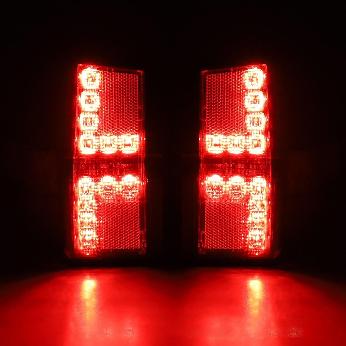 (قطعتان/مجموعة) مصابيح خلفية LED مدخنة لسيارة Polaris Ranger 1000