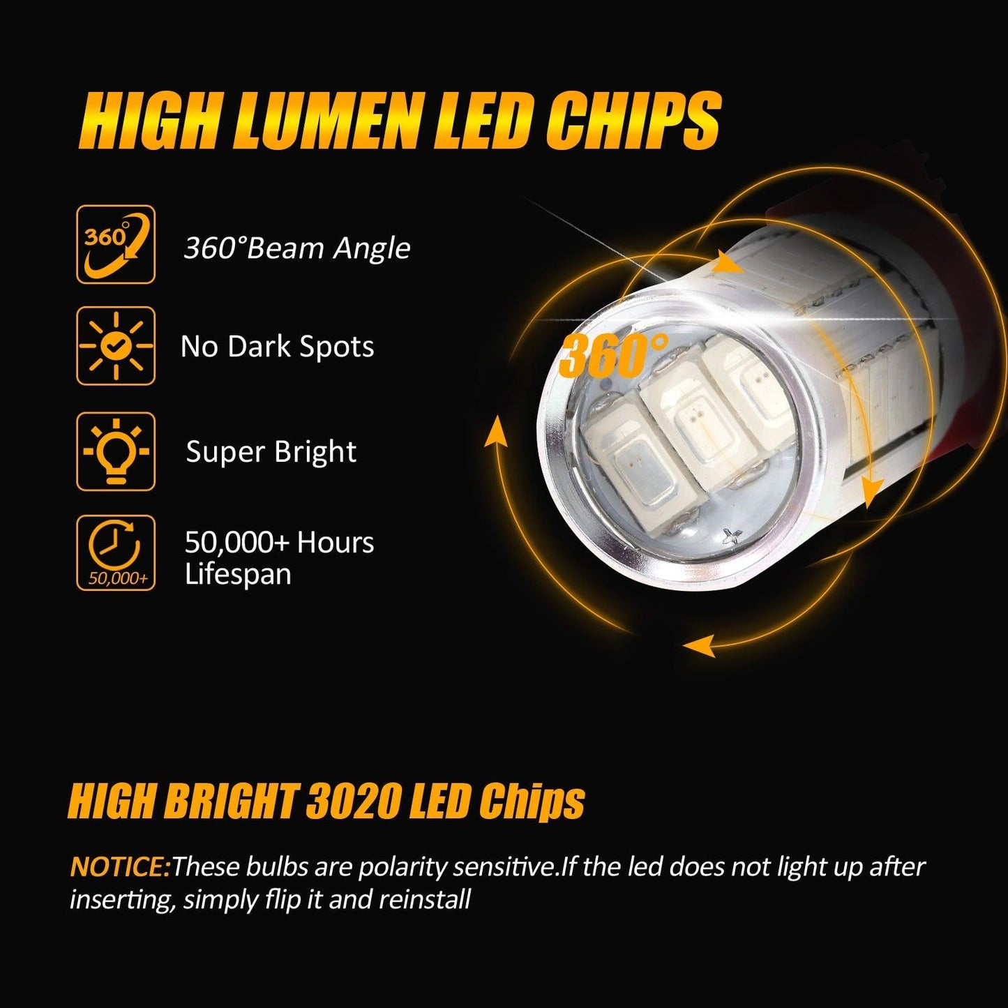 مصابيح LED للفرامل/المصابيح الخلفية T25 3157 3156، 20 واط، 4000 لومن، حمراء، سلسلة 33LED | مصباحان 