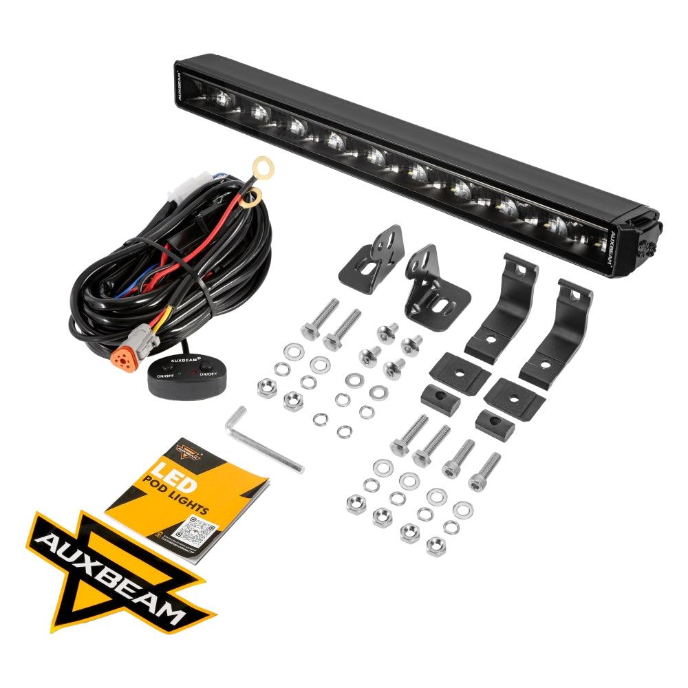 SP-DRL Series 22 Inch 114W 12440LM Single Row Off Road LED Light Bar With Amber&White DRL