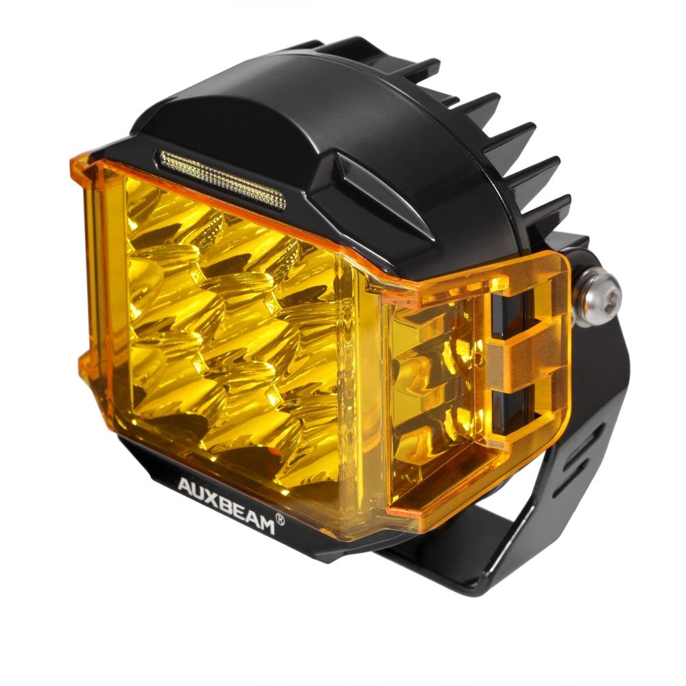 V-Max Series LED Pod Light Amber Cover Light Shield Cover - Auxbeam  – éclairage LED auto