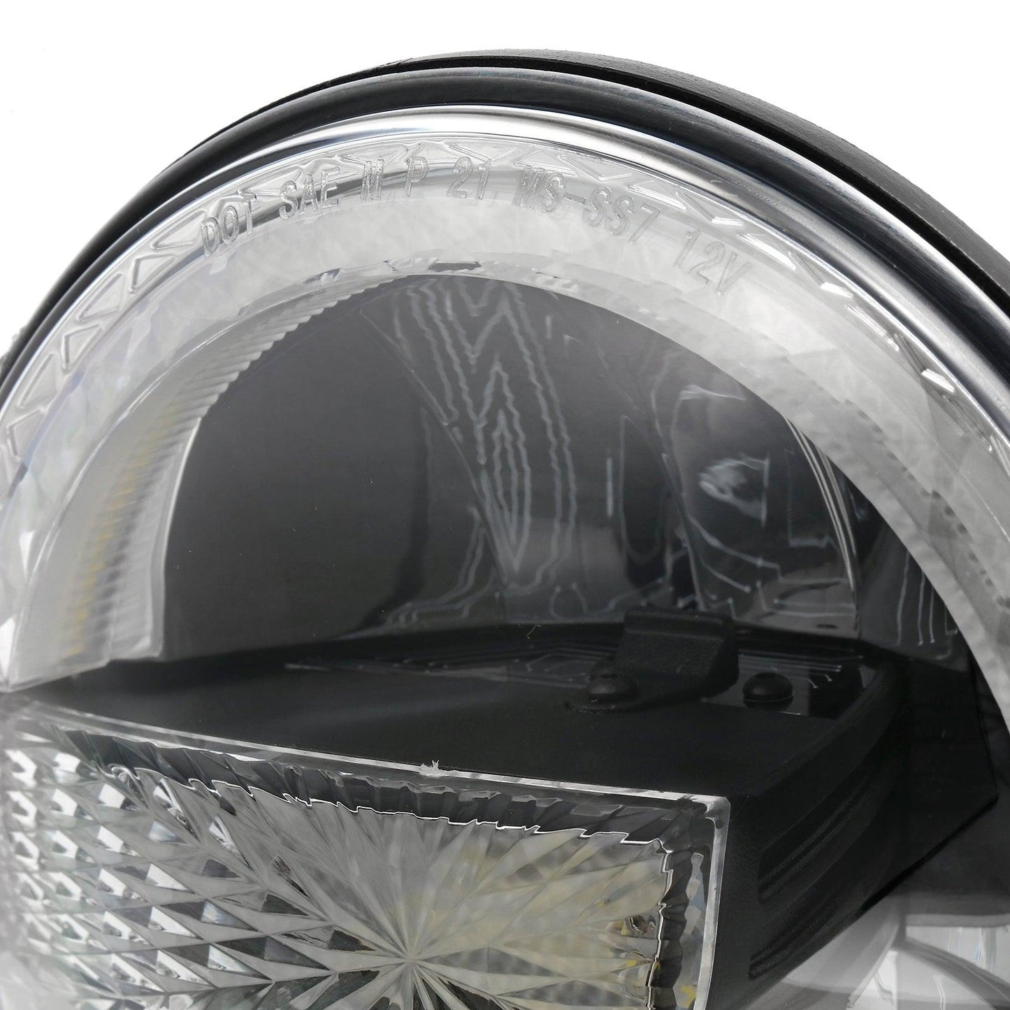 (2pcs/set) 7 Pouces 90W Phare LED Homologué DOT avec Anneau Halo DRL pour Jeep Wrangler JK TJ LJ CJ