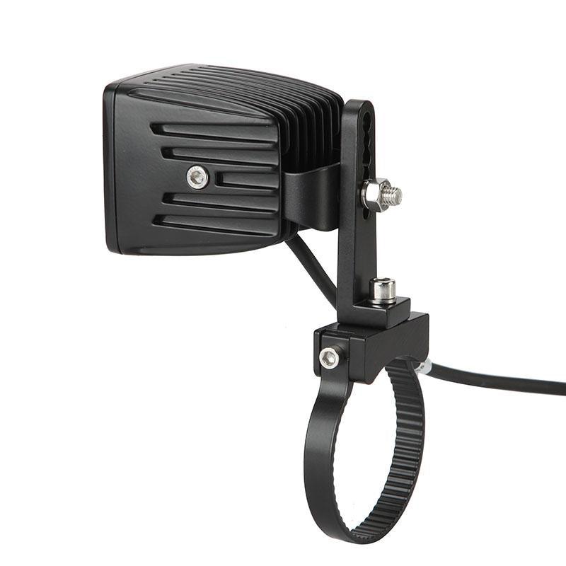 (قطعتان/مجموعة) طقم حامل تثبيت قضيب الإضاءة مقاس 2.5 بوصة مع مشابك قفص لفة قضيب الثور