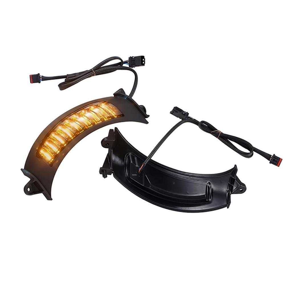 مصابيح إشارة الرياح الأمامية LED مع مصابيح نهارية لدراجات Harley Road Glide MS-SG15 موديلات 2015-2020