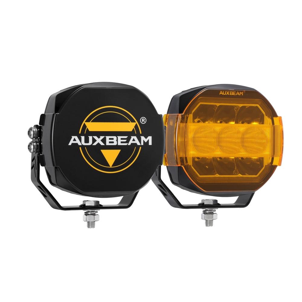 XP-ULTRA Series 5 Inch 174W LED Side Shooter Pod Lights with White DRL&Amber Turn Signal Light - Auxbeam  – éclairage LED auto