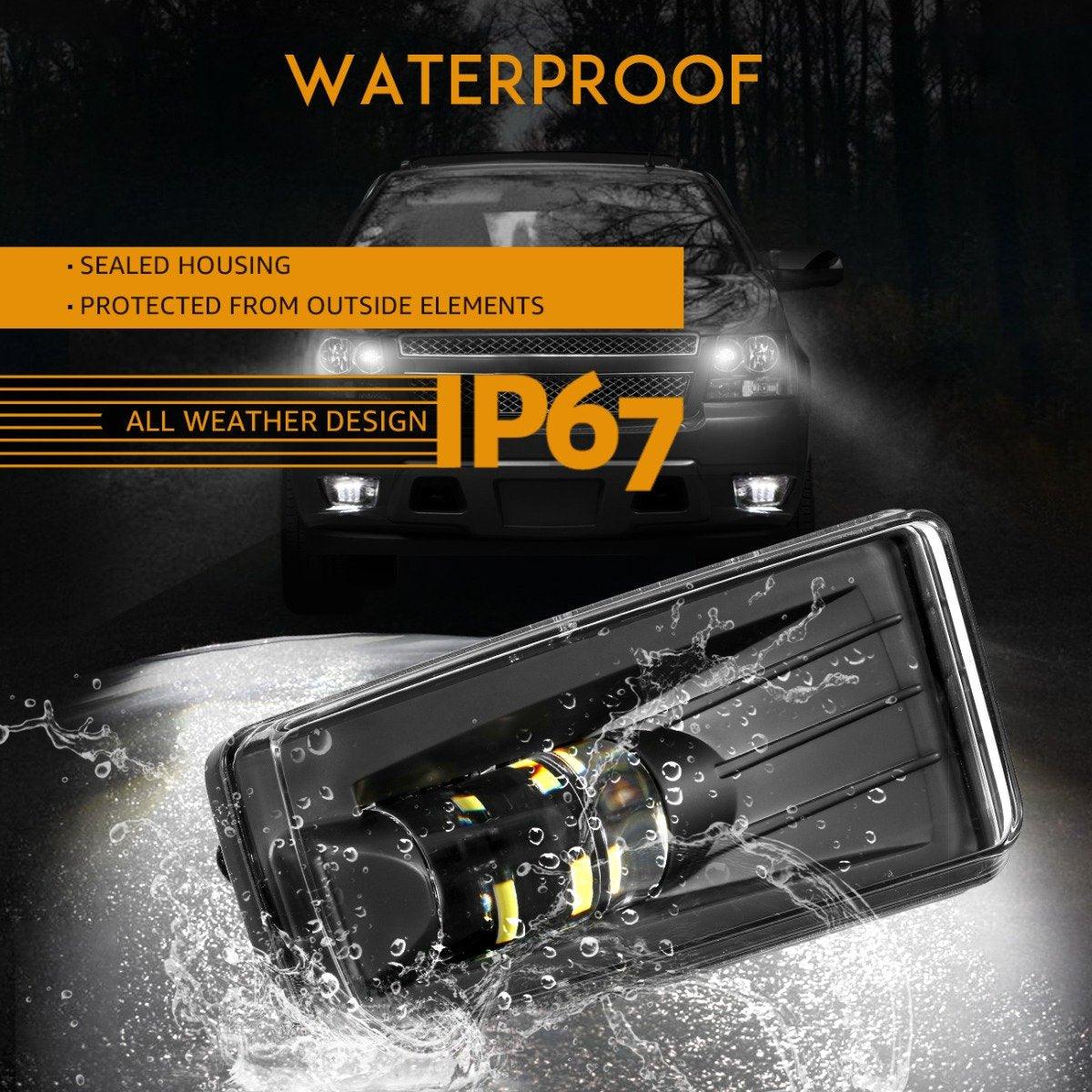 (2pcs/set) 36W Black LED Fog Lights 5202 for GMC YUKON 2015-2016