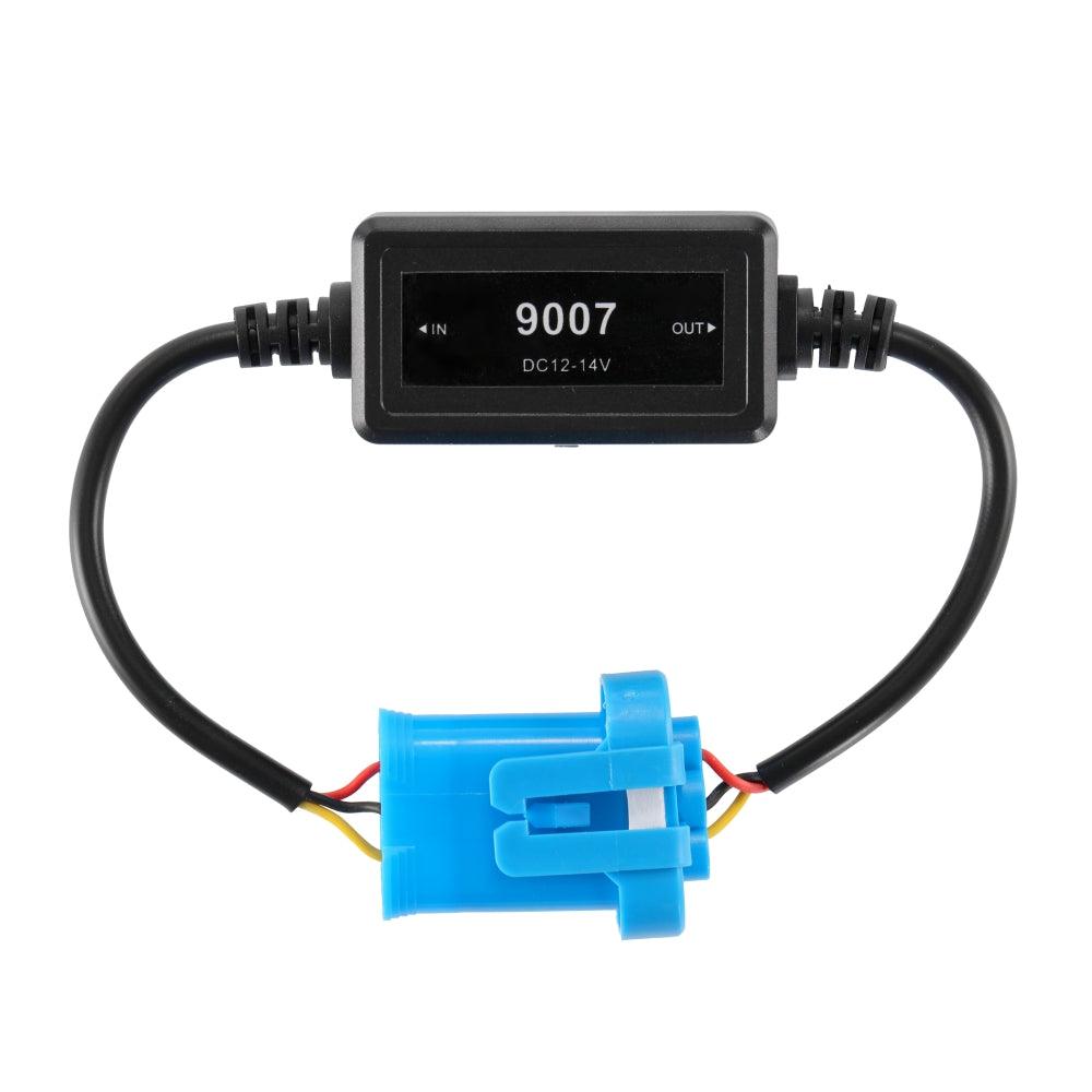 9007/HB5 C10-MODEL Enhanced LED Headlight Bulbs Canbus Decoder Anti-Flicker Hyper Flash No Warning Harness Resistor Conversion Kit 2pcs/set