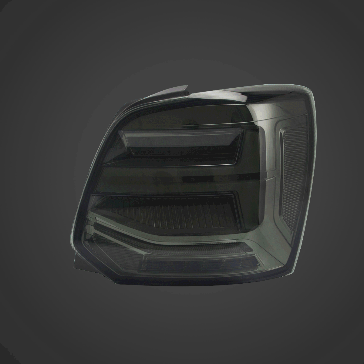 مجموعة مصابيح خلفية LED مع إشارة انعطاف متسلسلة لسيارة فولكس فاجن بولو الجيل الخامس (قاعدة العجلات الطويلة/قاعدة العجلات القصيرة) موديلات 2009-2017