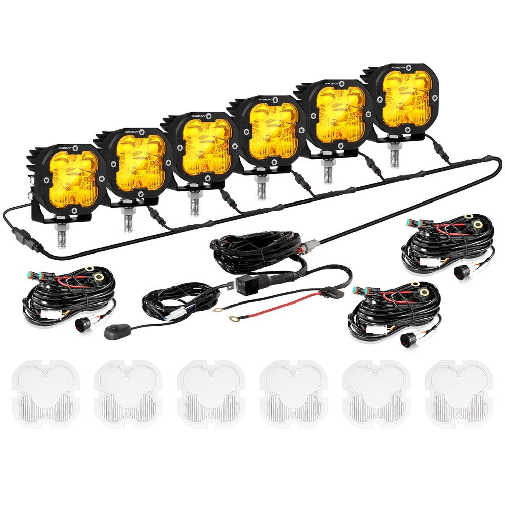 XP-ULTRA Series 3 Inch 80W 9600LM LED Pods Lights White&Amber - Auxbeam  – éclairage LED auto