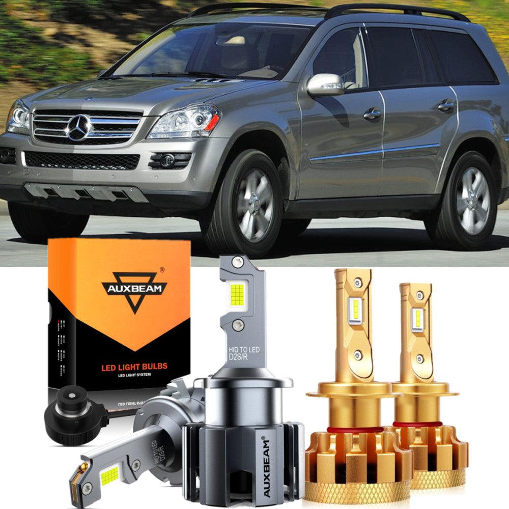 For 2007 Mercedes-Benz GL450 with HID headlamps LED Light Bulbs High Low Beam Bundle - Auxbeam  – éclairage LED auto