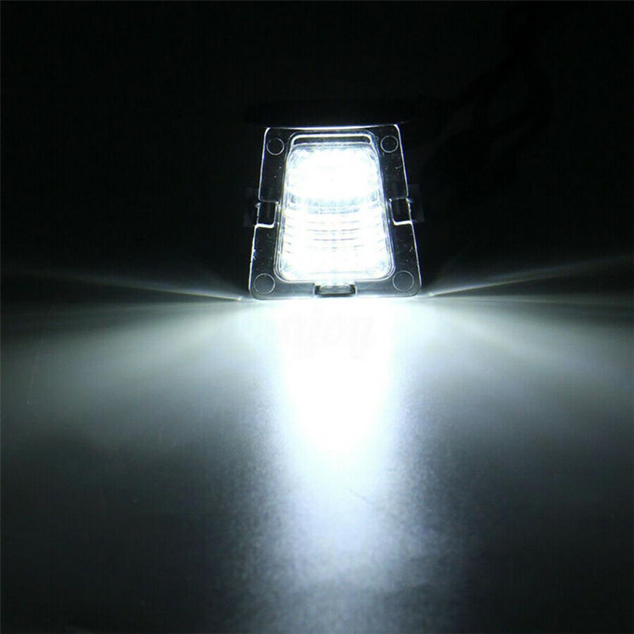 Feux de Plaque d'Immatriculation LED et Feux Hinge pour Jeep Wrangler JK 2007-2017